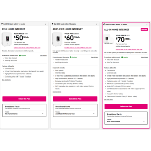 T-Mobile: Up to $300 Virtual Prepaid Mastercard w/ New 5G Home Internet Line from $50/month