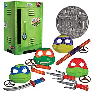 Playmates Toys Teenage Mutant Ninja Turtles Roleplay Locker Set $25 