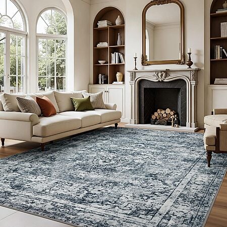 5' x 7' Joydeco Area Rug (Light Grey) $16.99 + Free Shipping w/ Prime or on $35+