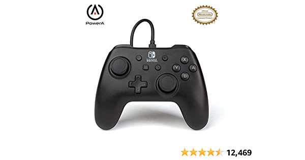 PowerA Wired Controller for Nintendo Switch - Black - $11.99