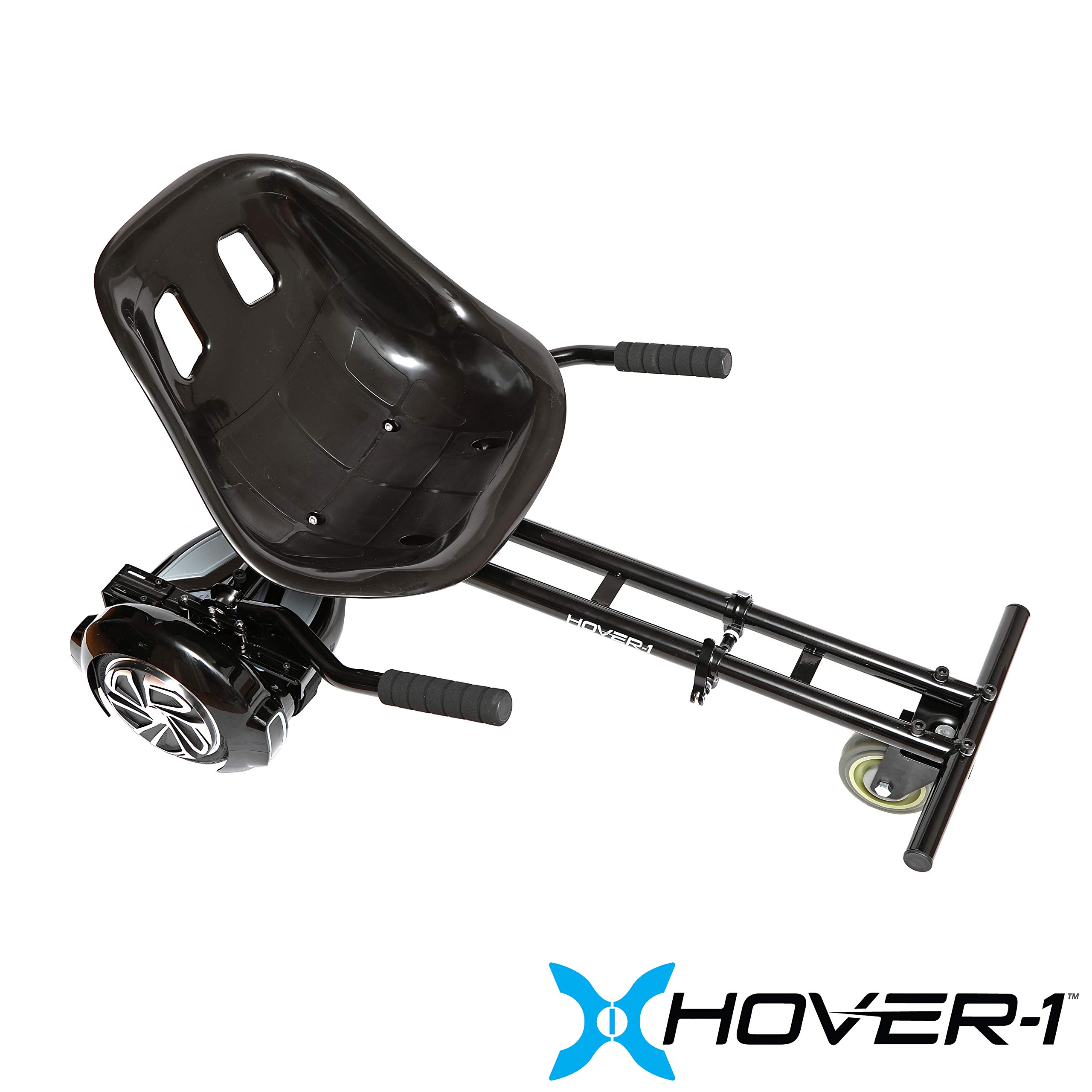 Hover-1 Buggy Attachment | Compatible with Most 6.5" & 8" Electric Hoverboards, Hand-Operated Rear Wheel Control, Adjustable Frame & Straps, Easy Assembly & Install $59 @ Amazon