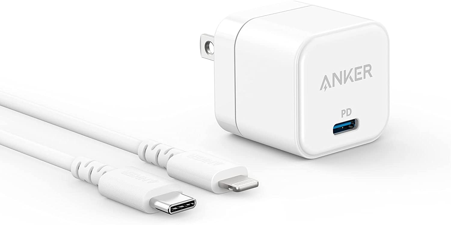 SAVE 31% OFF on Anker 20W Cube Charger with USB-C to Lightning Cable for iPhone 13 $17.99