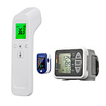 Wrist Blood Pressure Monitor + Non-Contact Infrared Thermometer + Fingertip Pulse Oximeter $19.99 + free shipping