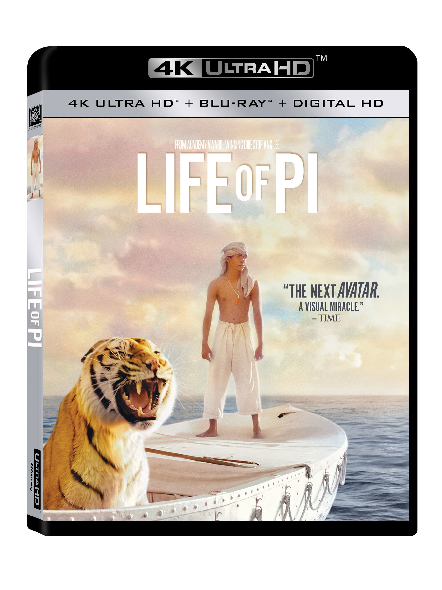 Life of Pi (4K UHD + Blu-ray + Digital) $9