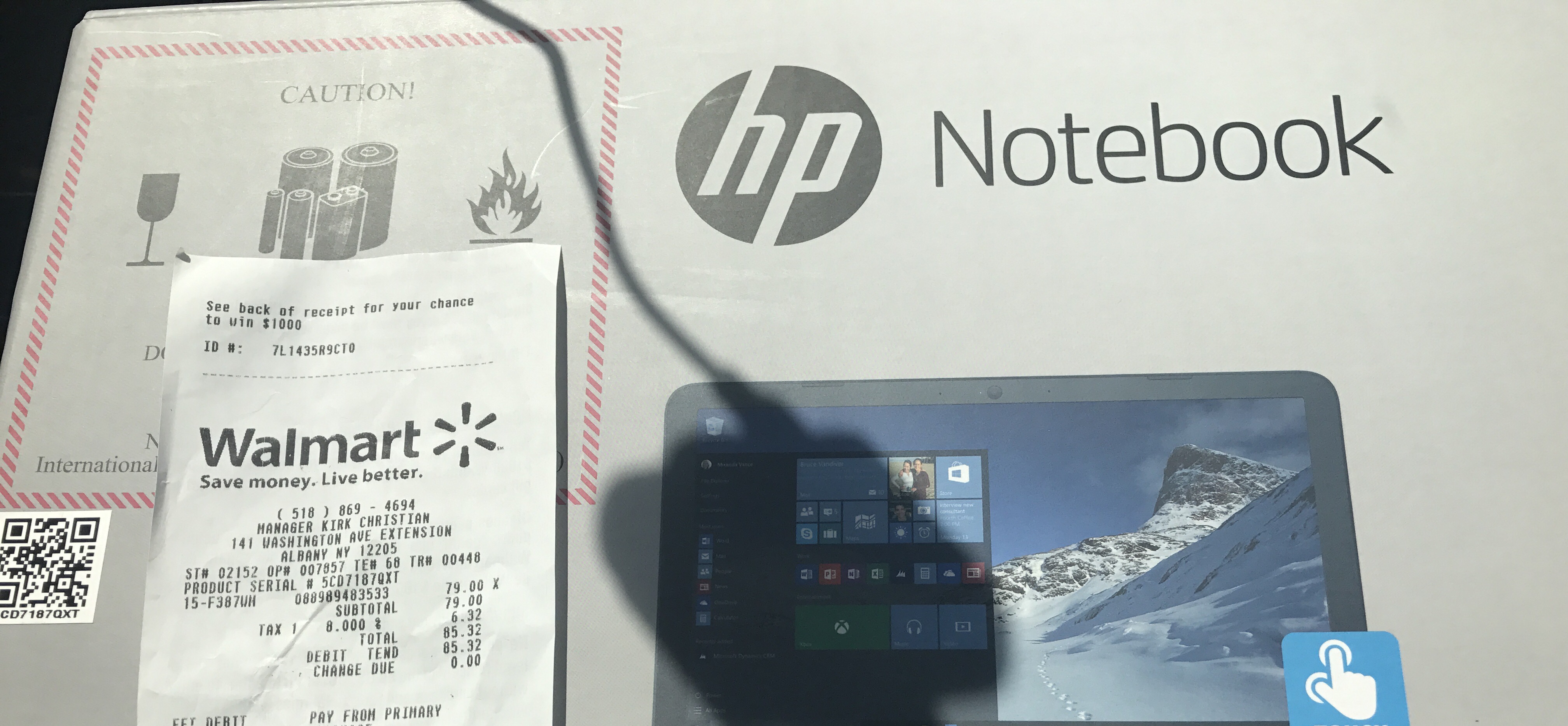 YMMV $79 HP Black Licorice 15.6 HP Black Licorice 15.6" 15-F387WM Laptop PC with AMD A8-7410 Processor