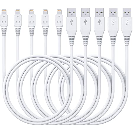 5 Pack Apple MFi Certified iPhone Charger 6ft $6.99 - $6.99