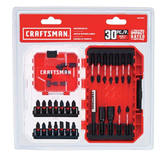CRAFTSMAN 30-Piece Impact Driver Bit Set in the Impact Driver Bits department at Lowes.com $3.99 YMMV B&M Only