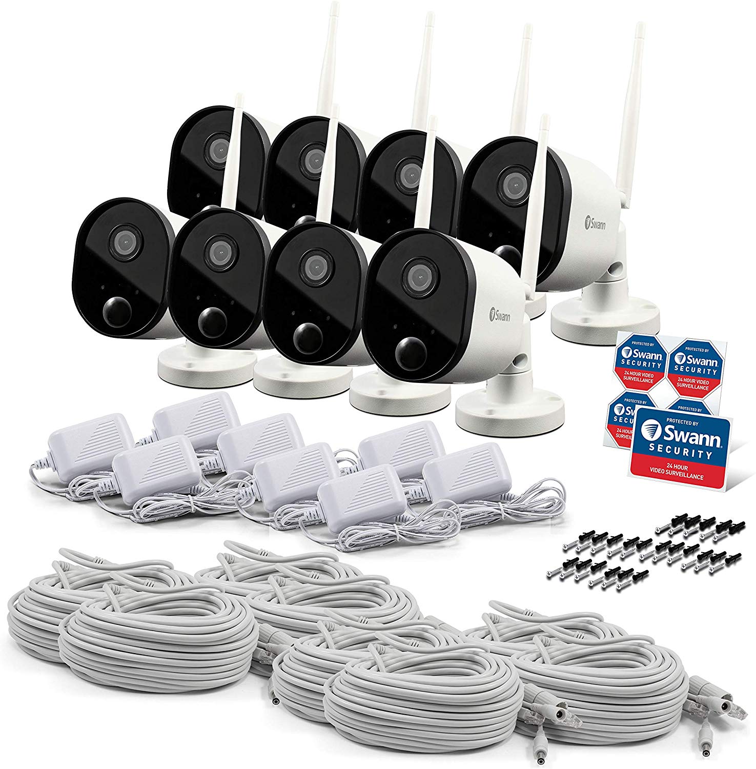 Swann Wifi Outdoor Home Security Cameras 1080p HD $499.99