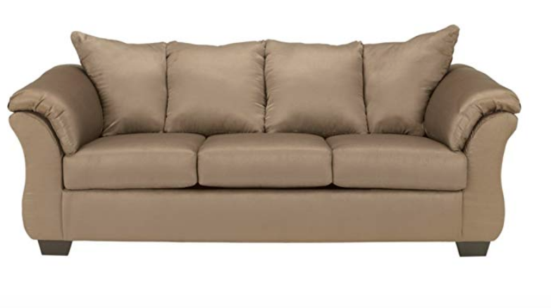 Ashley Furniture Signature Design Darcy Contemporary Microfiber Sofa Mocha 321 19