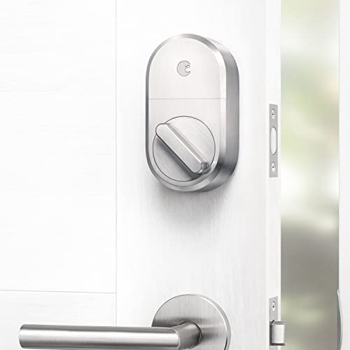 August Smart Lock + Connect Wi-Fi Bridge, Satin Nickel, Works with Alexa, Keyless Home Entry from Anywhere $126.00 + Free Shipping