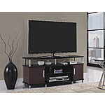 Ameriwood Home Carson TV Stand for TVs up to 50&quot;, Cherry $49.98 + Free Shipping