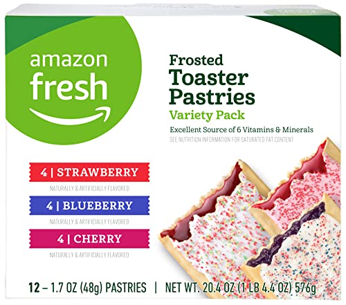 Toaster Pastries 12 Count Variety Pack, Amazon Fresh, $2.17 or lower with S & S