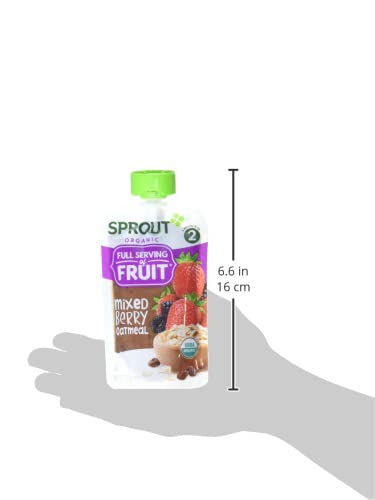 DEAD Sprout Organic Baby Food, Mixed Berry, 3.5 Oz Purees (Pack of 12), $1.79 or less w Amazon S&S