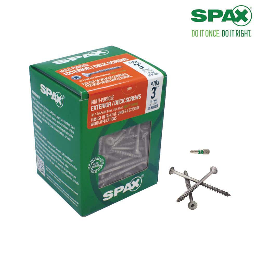SPAX #10 x 3 in. T-Star Construction Screws YMMV HUGE Clearance  - $15.03 at Home Depot In-Store