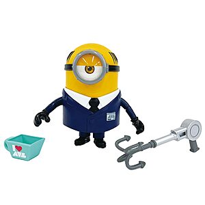 Minions Despicable Me 4 Despicably Deluxe Collectible 5.5 inch/14cm Figure,AVL Agent Mel Figure,Large Highly Detailed Toy Figure with Display Box $5.18