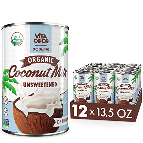 Prime Members: 12-Pack 13.5 FL OZ Vita Coco Organic Coconut Milk (Unsweetened Original) $20.92 + FS
