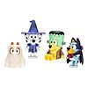 Bluey Figure 4-Packs, Halloween, 2.5&amp;quot; Poseable, Bingo, Chloe &amp;amp; Lucky Dressed in Halloween Costumes, with Accessories, Kids Can Recreate Their Favorite Moments $7.24 @ Amazon