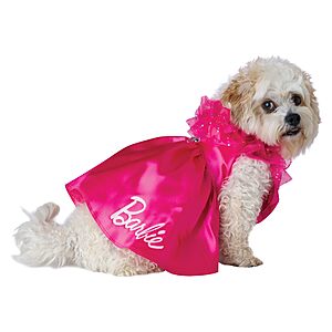 Barbie Superstar Dog Costume,Medium for Small Dogs $13