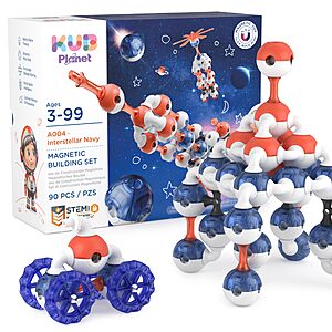 KUB Planet - Magnetic Building Set for Kids,STEM Educational Toys for 3+ Year Old Boys and Girls,Space Planet Blocks $52.79