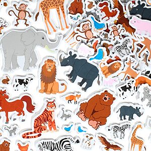 READY 2 LEARN Foam Stickers | Animals | Pack of 168 | Self-Adhesive Foam Stickers for Kids | Perfect for Crafts and Party Favors $5.21