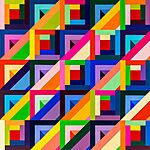 Springbok Different Angles 500 Piece Jigsaw Puzzle for Adults - Colorful Geometric Art - Unique Cut Pieces - Made in USA $8.49