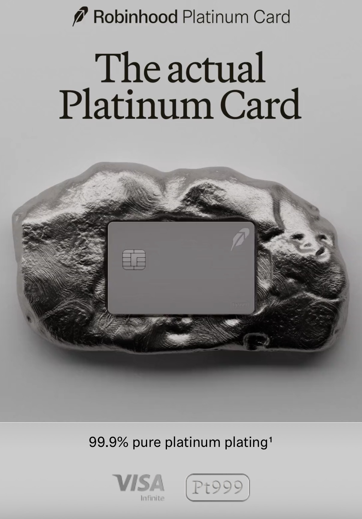 Robinhood Platinum Card $1