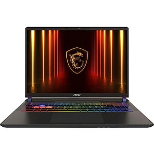 MSI Vector 16 HX RTX 5070 Ti 144Hz FHD+ Intel Ultra 7-255HX - 16GB DDR5 - 1TB SSD - Cosmo Gray $1799.99