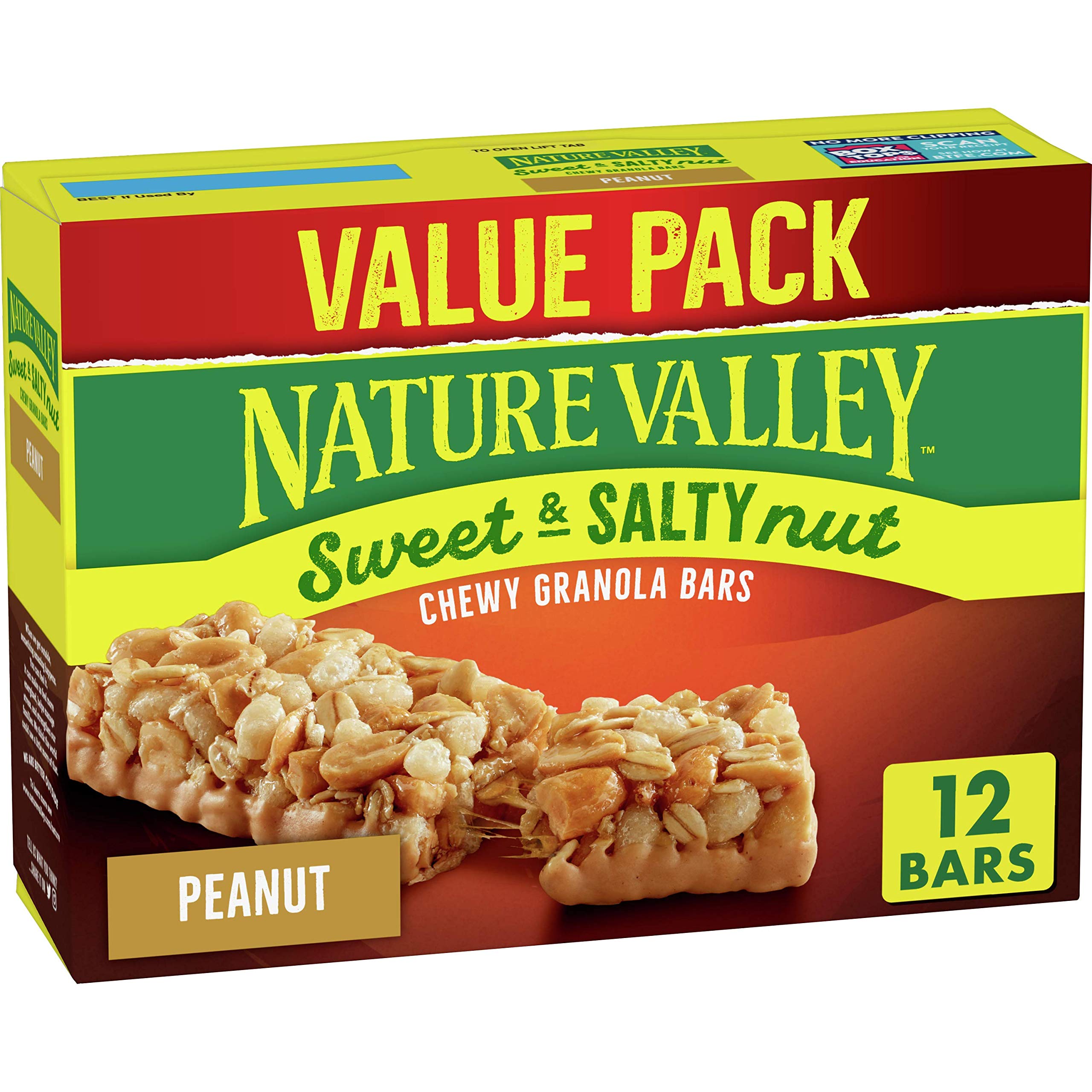 Nature Valley Granola Bars, Sweet and Salty Nut, Peanut, 1.2 oz, 12 ct - $3.80