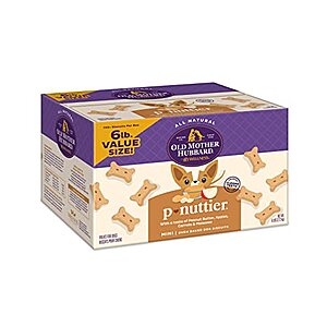 Old mother hubbard peanut butter dog treats discount
