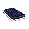 Intex 64757E Dura-Beam Standard Downy Air Mattress: Fiber-Tech - Twin Size - 10in Bed Height - 300lb Weight Capacity - Pump Sold Separately $9.51