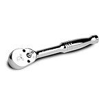 Capri Tools 1/4-Inch Drive Low Profile Ratchet, True 72-Tooth, 5-Degree Swing Arc Free Shipping w/ Prime $13.09