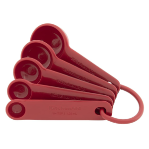 KitchenAid Classic Measuring Spoon - Set of 5 (Red)