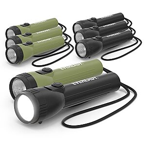 Prime Members: Eveready LED Flashlight (8-Pack) Bright Reliable Flashlights for General Purpose (Batteries Included) $15.32