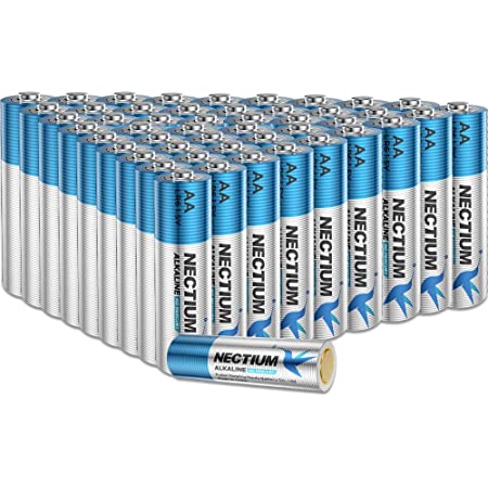 48 Count Nectium Superior Performance AA Alkaline Pure-Gold-Bottom IoT Batteries for $14.99
