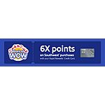 Southwest Week of Wow: 6X Points on Southwest Purchases 1/8-1/14/2024