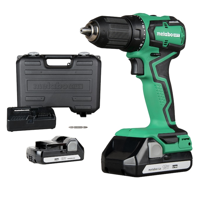 Metabo HPT MultiVolt 18-volt 1/2-in Keyless Brushless Cordless Drill (2-Batteries Included and Charger Included) $79