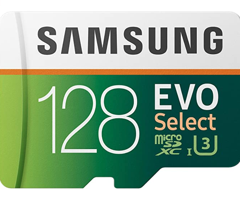 SAMSUNG: EVO Select 128GB MicroSDXC UHS-I U3 100MB/s Full HD & 4K UHD Memory Card $18.99