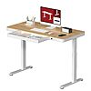 SANODESK Standing Desk with Drawer, Storage &amp;amp; USB Ports (48 inch Maple Wood Tabletop/White Frame) $194.39 + Free Shipping w/ Prime