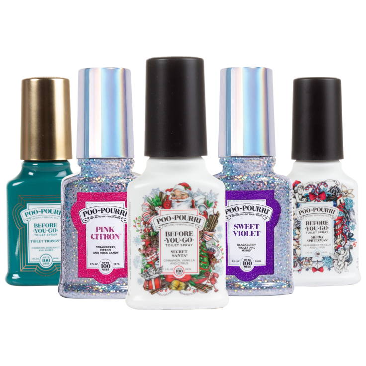 MorningSave: 50% Off 5-Pack Poo-Pourri 10oz Holiday & Glitter Assortment + Free Shipping $21