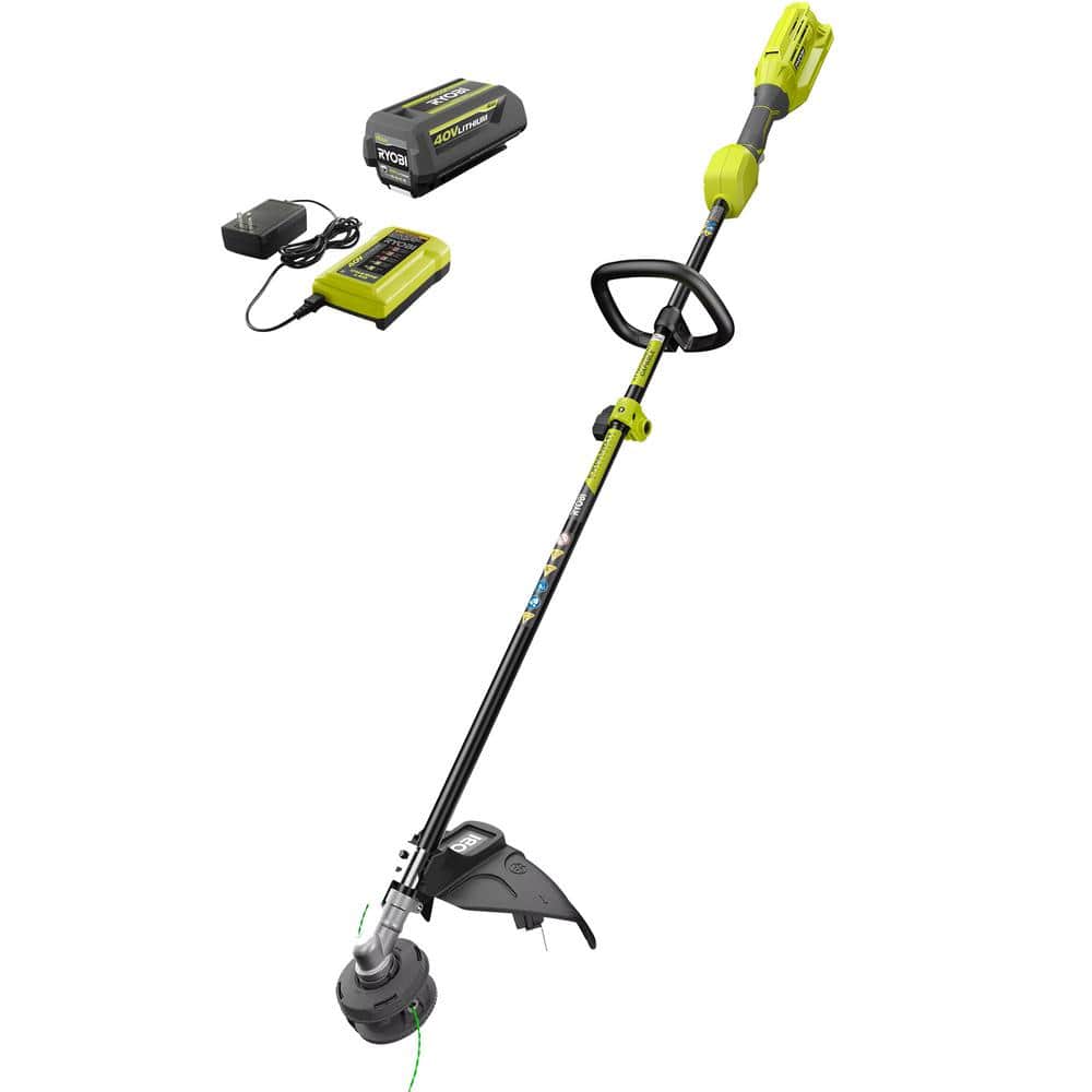 The Home Depot: RYOBI 40V Expand-It Cordless Battery Attachment Capable String Trimmer with 4.0 Ah Battery & Charger $149