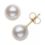 Macy's: Up to 60% Off Diamond Sale, Cultured Freshwater Pearl Stud Earrings $49 + Free Shipping on on $49+