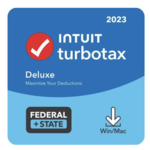 Intuit TurboTax Deluxe Federal & State 2023 (PC/Mac Digital Download) $40 &amp; More