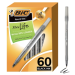 Staples: 40% Off Select Office Supplies: 60-Ct BIC Round Stic Xtra-Life Pens $4.80 &amp; More + Free Shipping