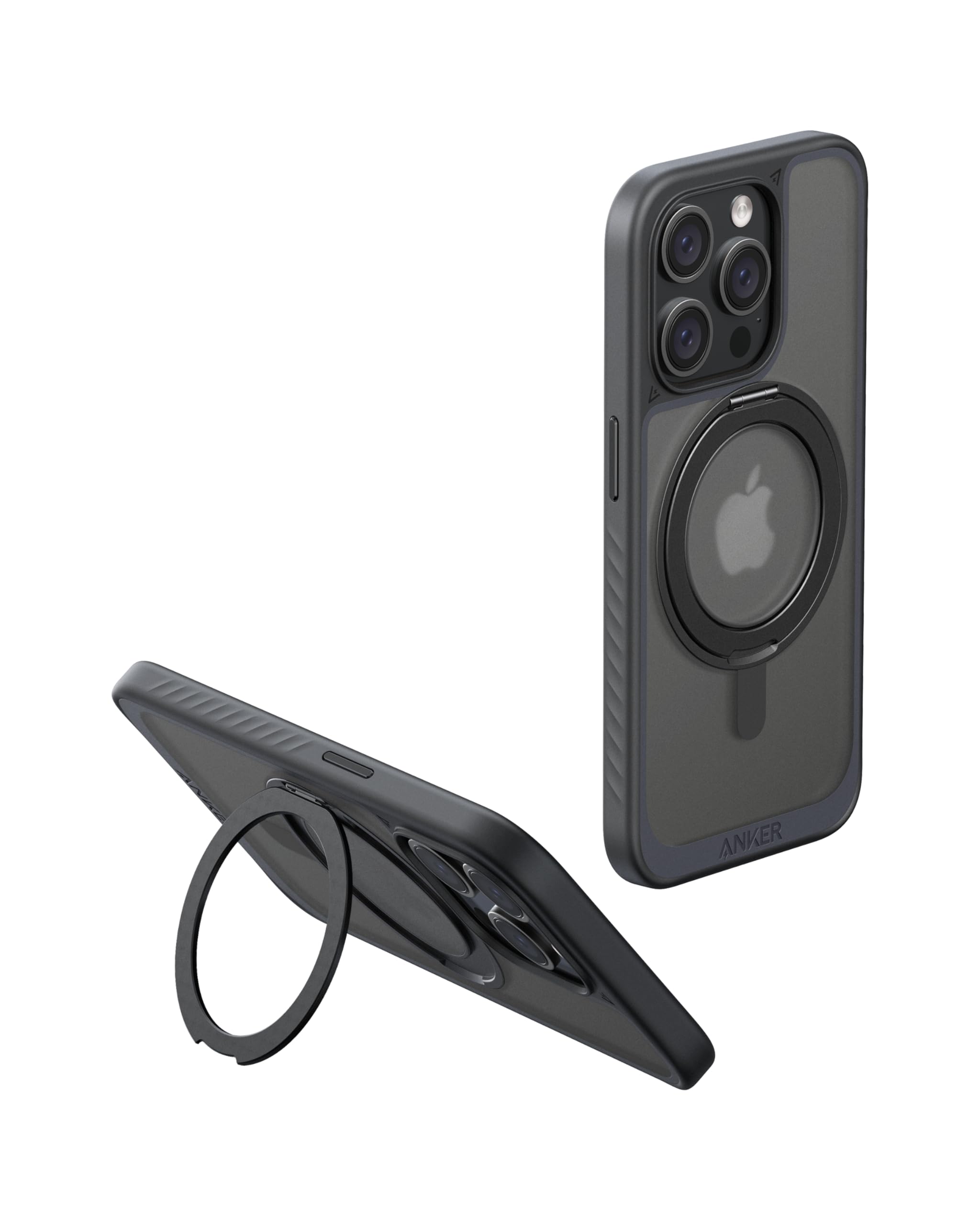 Anker Magnetic Phone Case w/ 360° Ring Stand (iPhone 15 Pro & Pro Max) $25.49 & More + Free Shipping w/ Prime