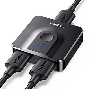 UGREEN HDMI Switch 4K@60Hz $7.14 & More + Free Shipping for Prime