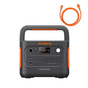Jackery Explorer 1000 v2 Portable Power Station 1070Wh/1500W, LiFePO₄ $379 + Free Shipping