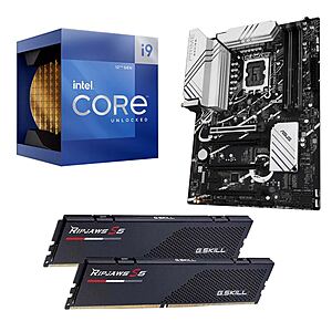 Intel i9-12900K CPU + ASUS Z790 MAX Mobo + 32GB (2 x 16GB) G.Skill DDR5 RAM $500 + Free Store Pickup