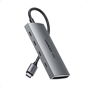 UGREEN USB C Hub, 4 Ports USB-C 3.2 10Gbps Data, Aluminum, Only Adapter $16.99 & More + Free Shipping $16.68