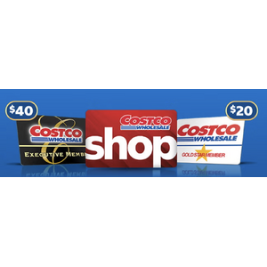 New Costco Members: Enroll in Auto Renewal & Get a $20 Digital Costco Shop Card for Gold Star Members or $40 for Executive Members