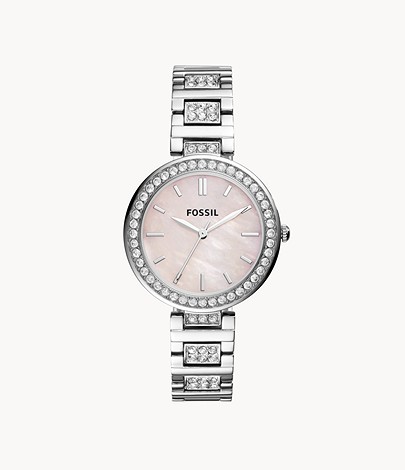 Fossil: Men's & Women's Clearance Watches, Fenmore Midsize Multifunction Luggage Leather Watch $39.75
